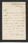 Nachlass Franz Steindachner, Brief von W. Leander? an Franz Steindachner, Inv.Nr. 292.01, Seite 1